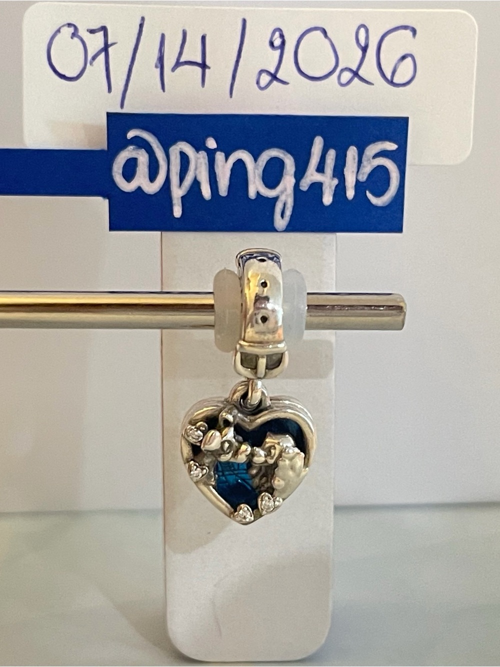 Pandora Disney Lady and Tramp dangle